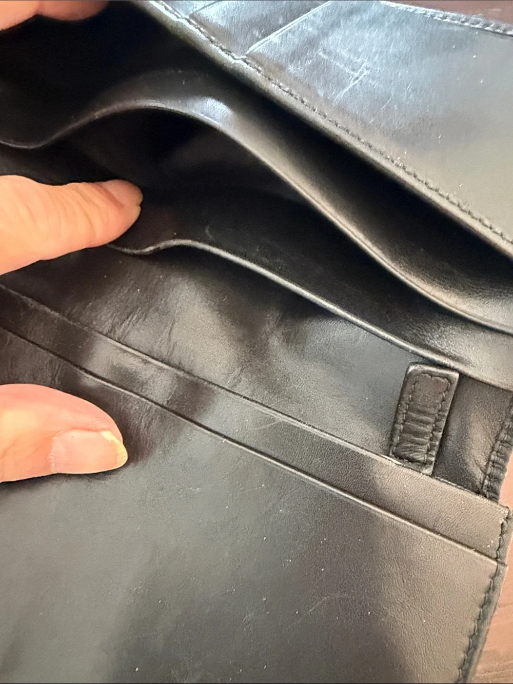 BVLGARI slim leather